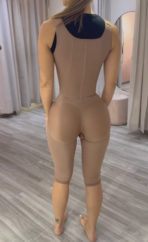 Shapshe® Faja Moldeadora de Alta Compresión para Mujer con Ballenas, Control de Abdomen y Muslo, Post Cirugía