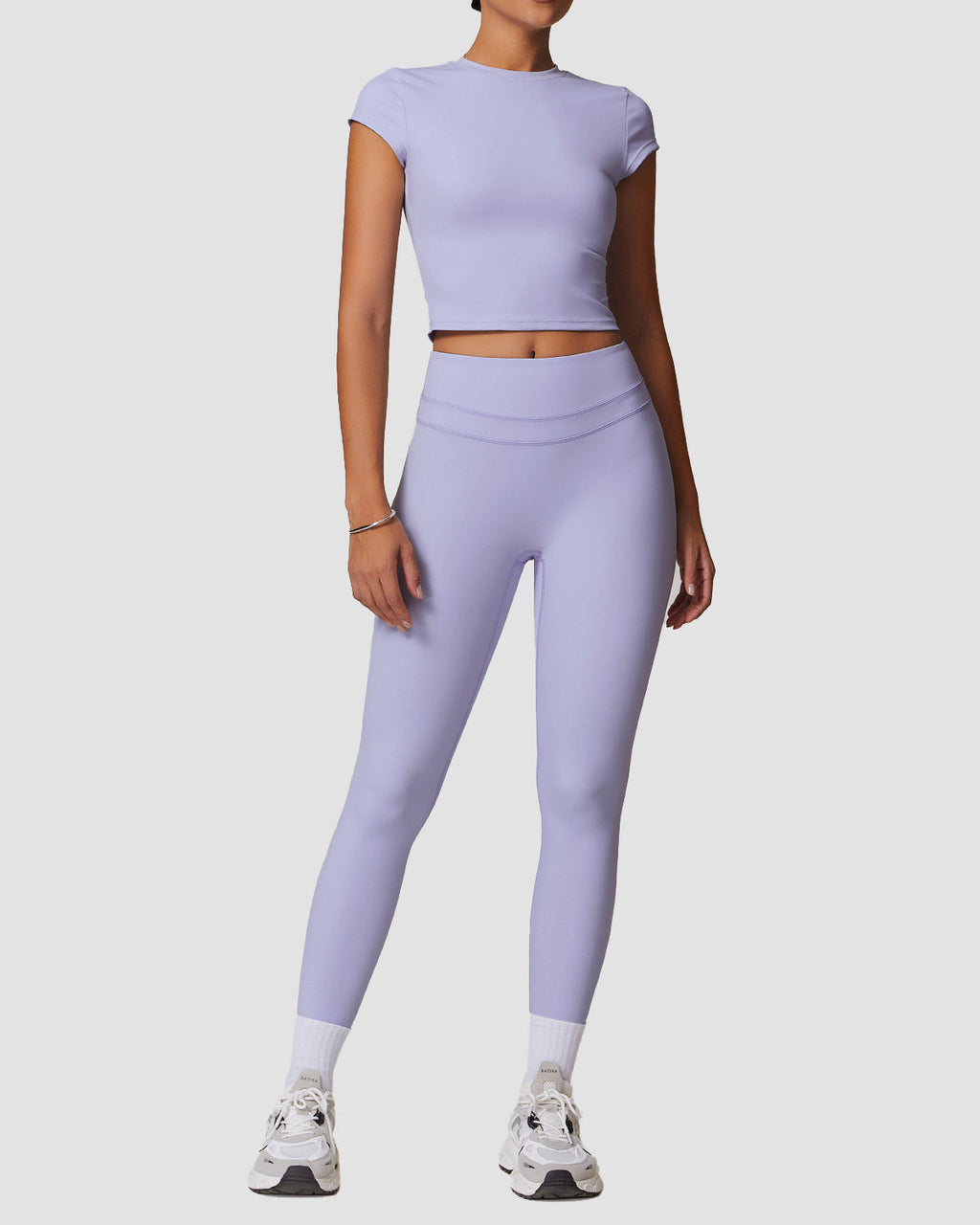 Conjunto de Yoga Ajustado para Fitness