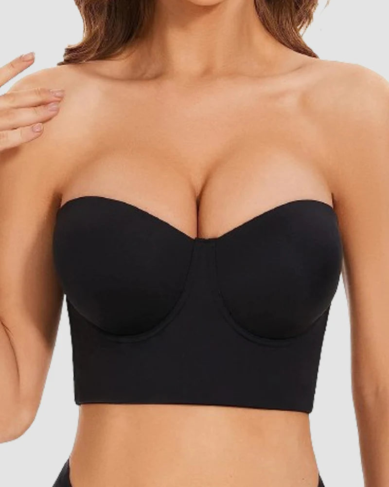 Brasieres sin costuras multiusos, de espalda baja, antideslizantes, push up, de cobertura total, tallas grandes
