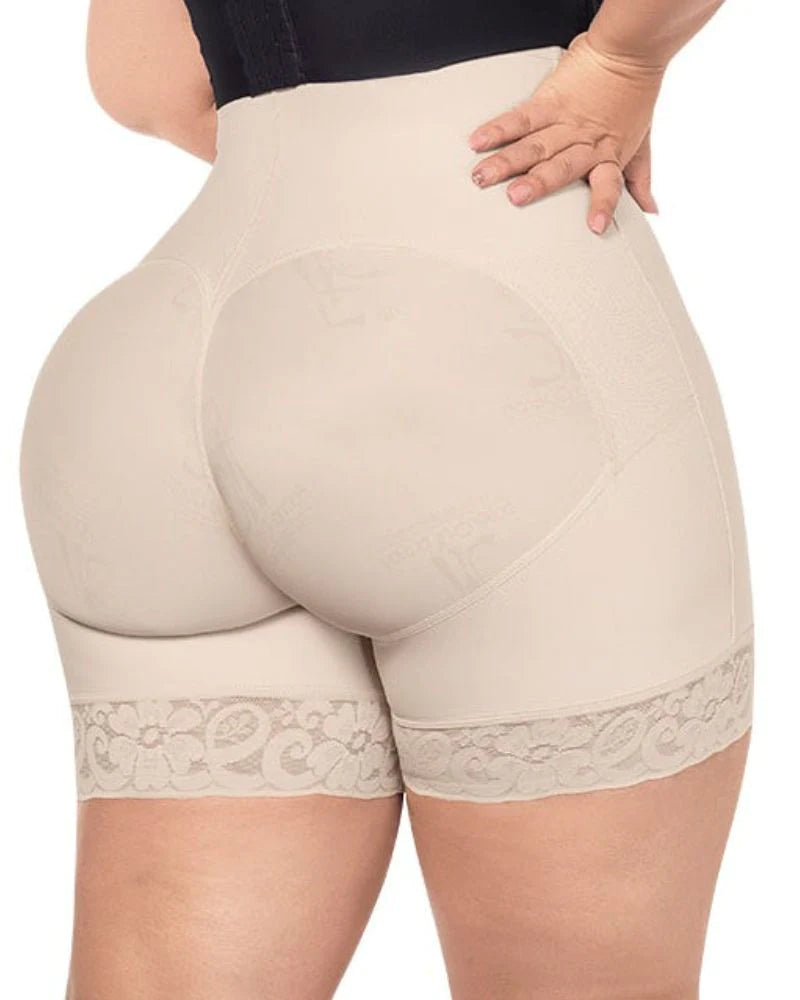 Shapshe® Short Moldeador con Cierre Levanta Glúteos de Cintura Alta con Detalle de Encaje