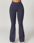 Pantalones de Yoga Acampanados de Cintura Alta, Levantamiento de Cadera y Secado Rápido