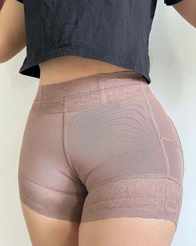 Shapshe® Short Clásico de Encaje Levantador de Glúteos Fajas Moldeadoras de Cuerpo