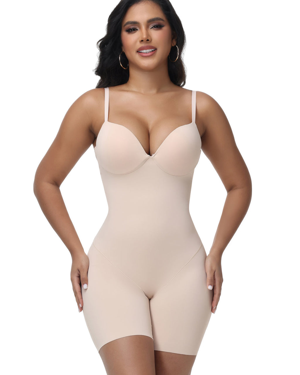 Shapshe® Body Moldeador de Cintura Media con Control de Abdomen y Sostén Incorporado