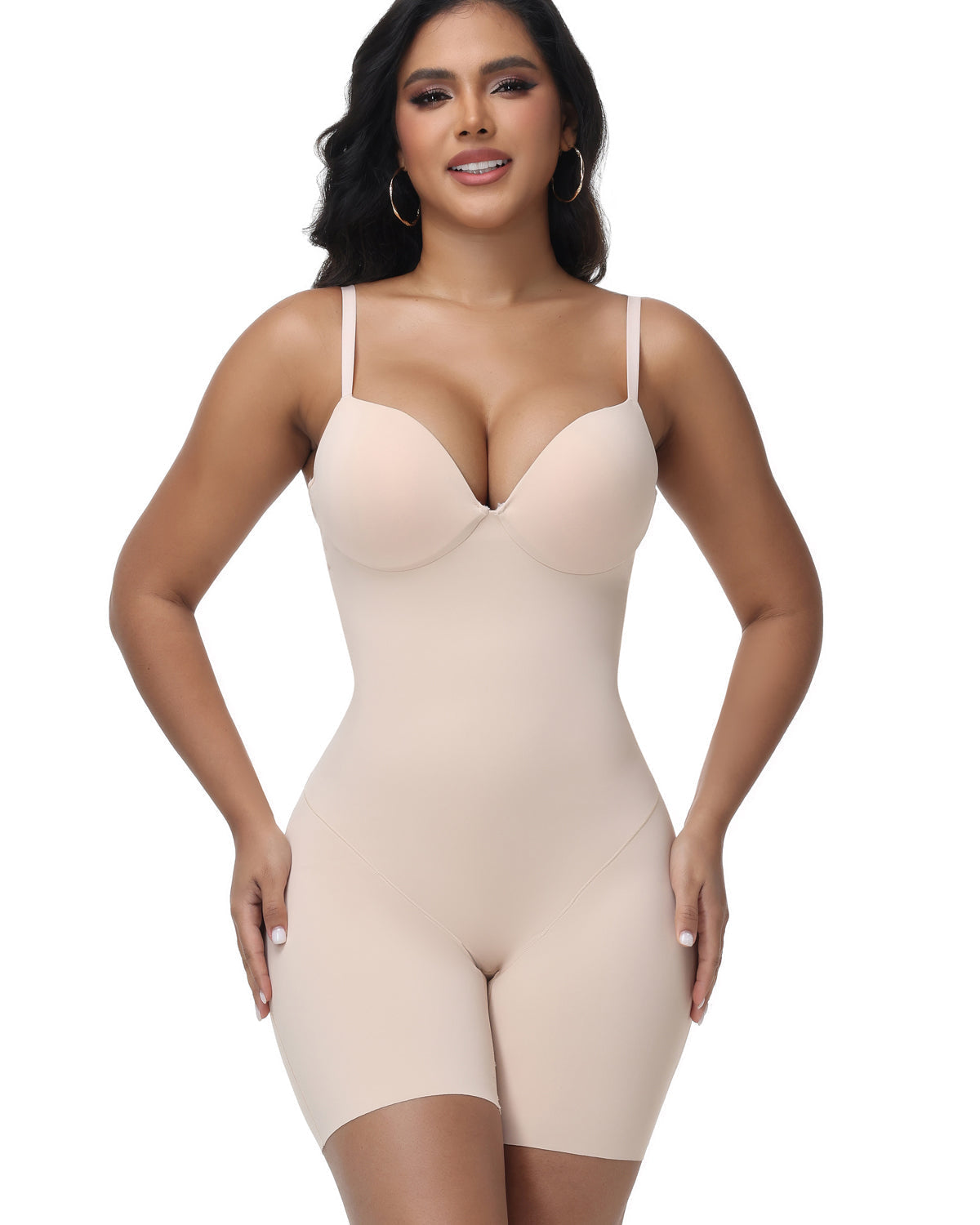 Shapshe® Body Moldeador de Cintura Media con Control de Abdomen y Sostén Incorporado