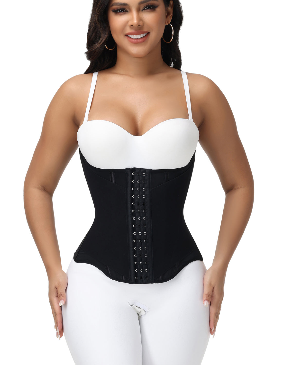 Shapshe® Fajas Colombianas con Ganchos Control de Abdomen Cinturilla Moldeadora