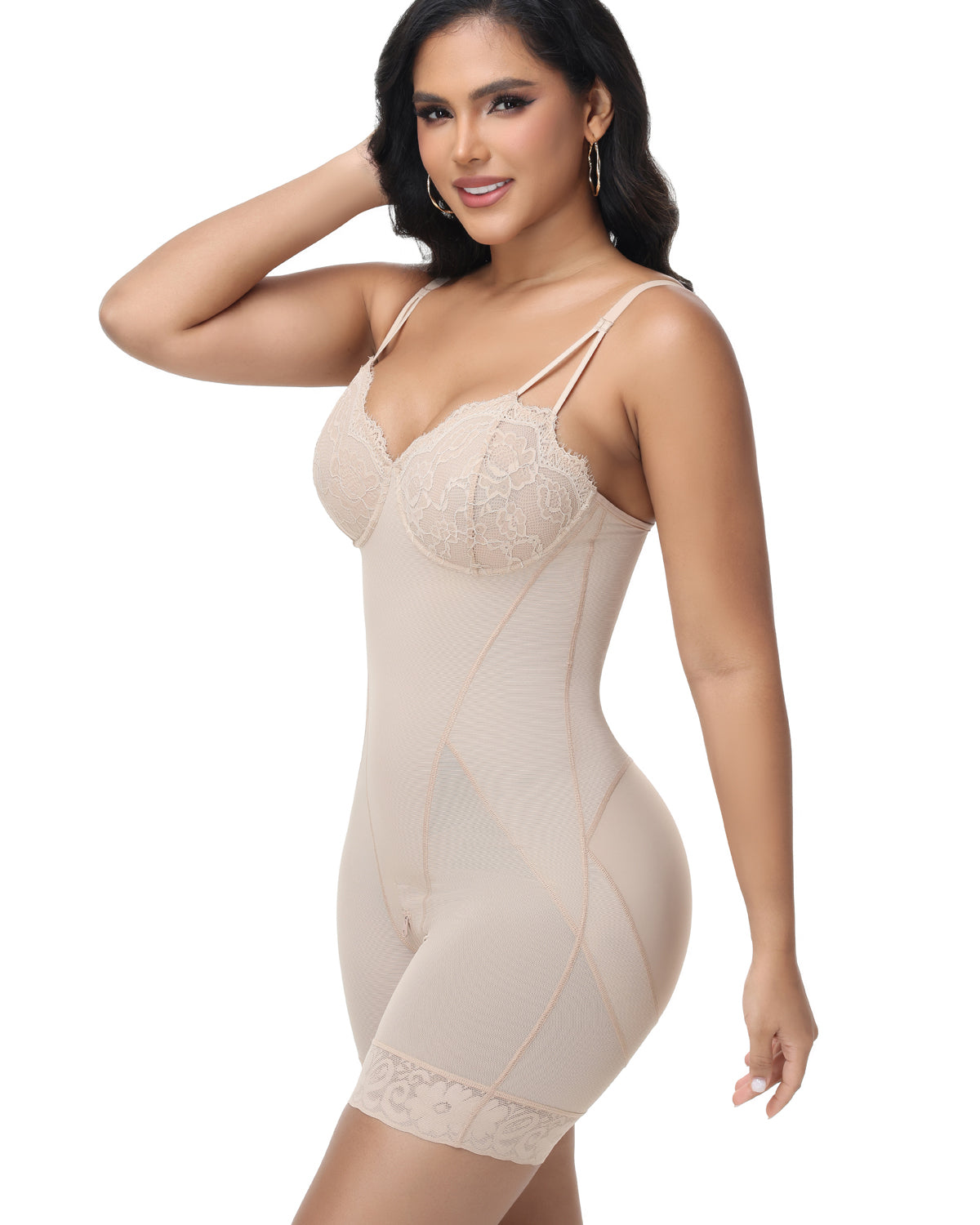 Shapshe® Body Moldeador con Copa de Encaje y Control de Abdomen