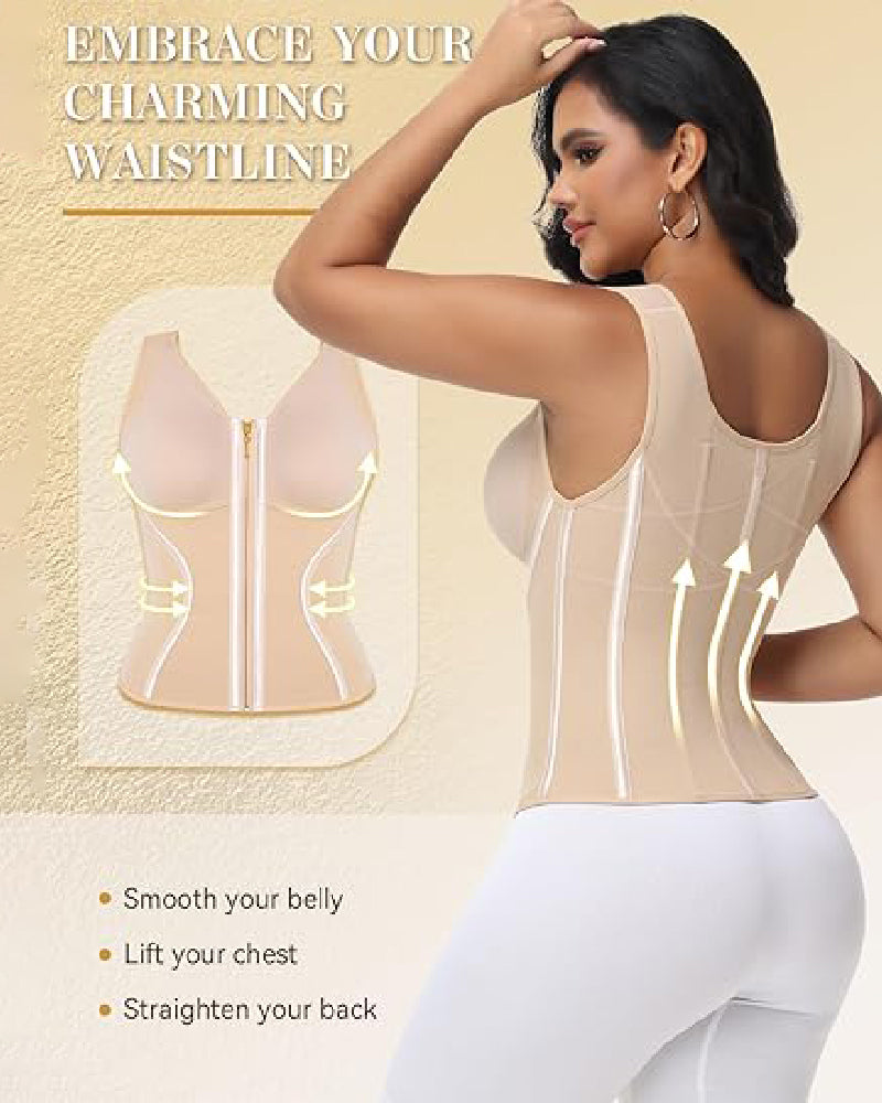 Shapshe® Faja Moldeadora de Cintura para Mujer con Control de Abdomen y Corsé de Reloj de Arena con Sujetador