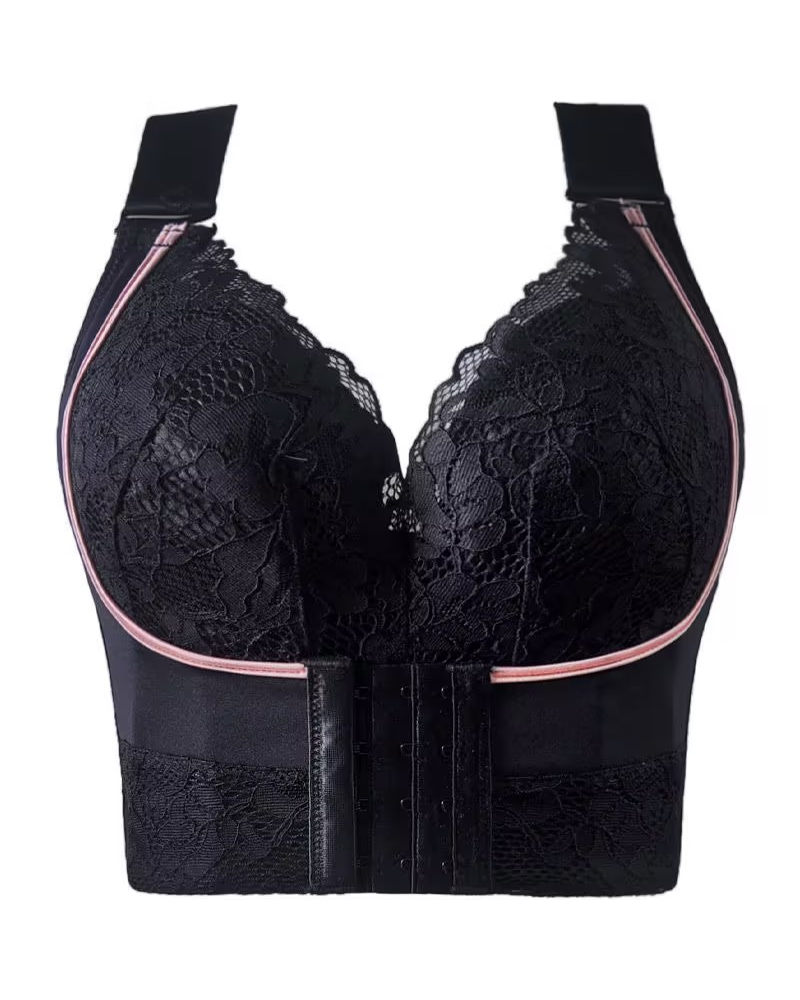 Sostén Moldeador Push Up con Cierre Frontal para Mujer Talla Grande