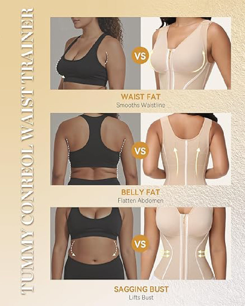 Shapshe® Faja Moldeadora de Cintura para Mujer con Control de Abdomen y Corsé de Reloj de Arena con Sujetador