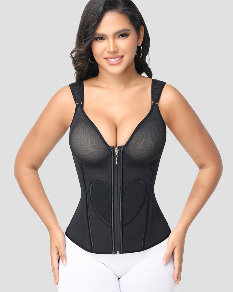Shapshe® Fajas Colombianas Love Pattern Cinturilla Moldeadora para Abdomen