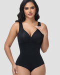 Shapshe® Body moldeador con escote en V, tirantes anchos y efecto abdomen plano