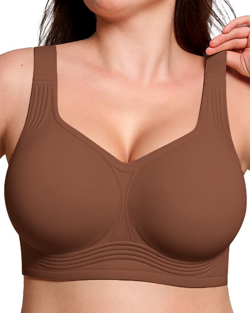 Sostén Push-Up Sin Costuras, Sin Aros y de Cobertura Total