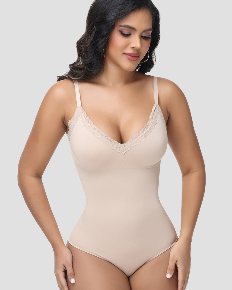Shapshe® Body moldeador sin costuras con levantamiento de cadera y detalle de encaje
