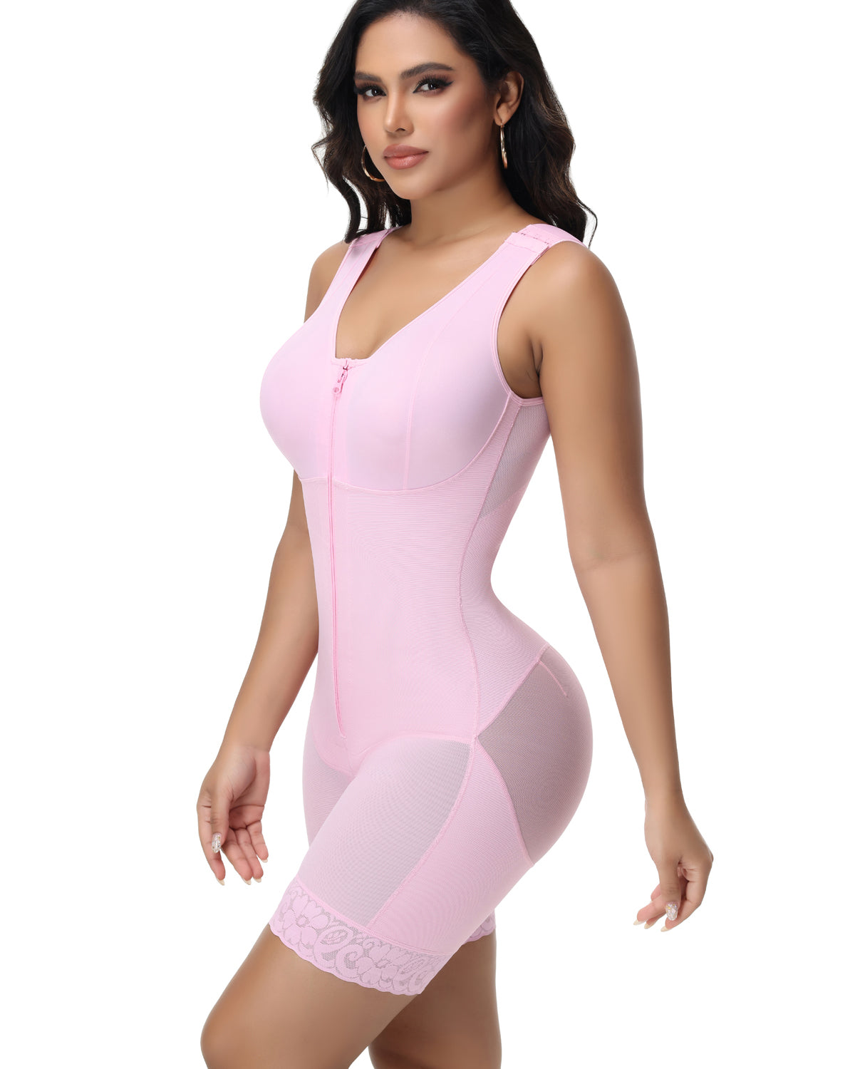 Shapshe® Fajas Colombianas Moldeador Corporal Levantacola de Malla con Tirantes Anchos