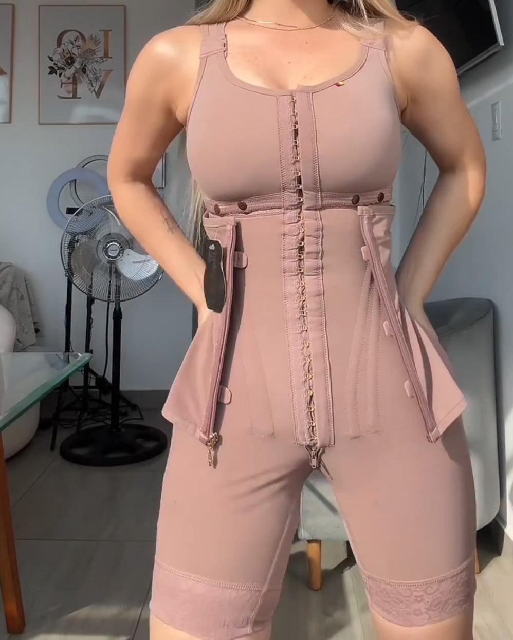 Fajas Colombianas Moldeadoras de Cuerpo Completo para Mujer con Control de Abdomen