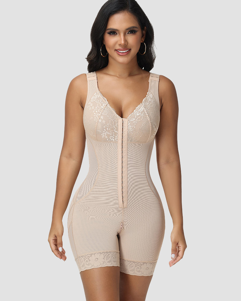 Shapshe® Faja de Cuerpo Completo de Alta Compresión con Detalles de Encaje