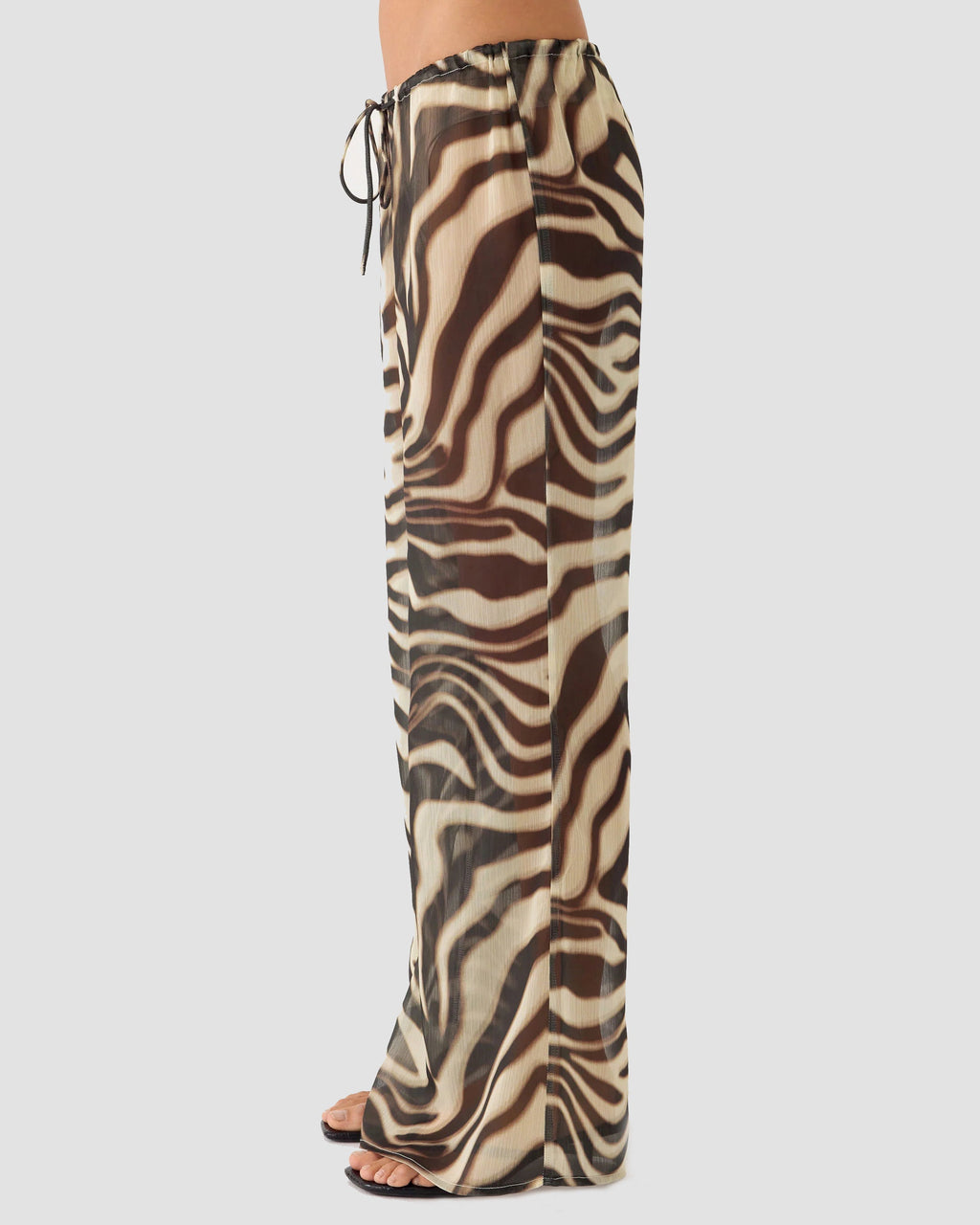 Traje Casual Elegante con Estampado de Cebra