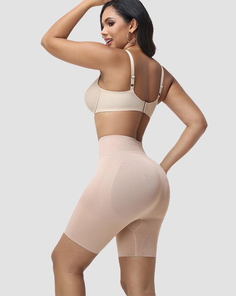 Shorts Shapshe® de Cintura Alta con Control de Abdomen y Levantamiento de Glúteos