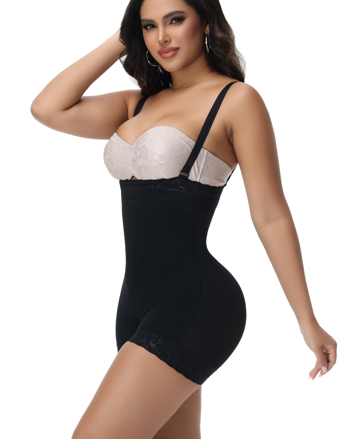 Shapshe® Shorts Moldeadores Sin Costuras de Cintura Alta con Tira Desmontable