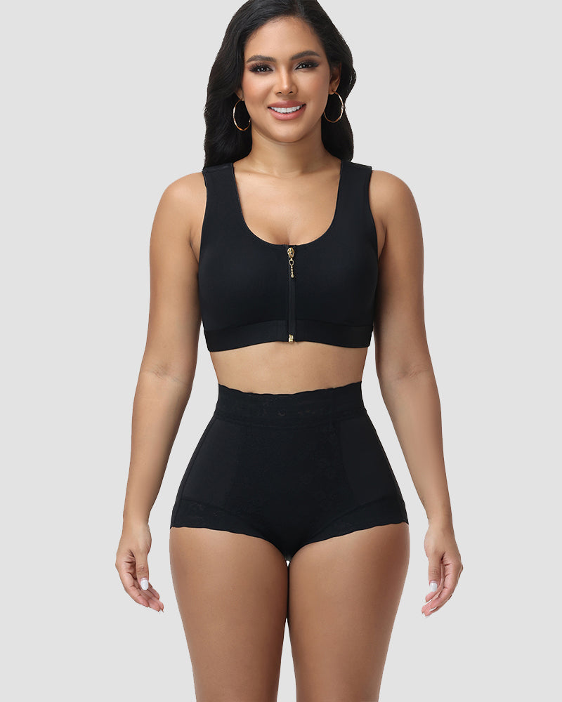 Shapshe® Top Modelador con Cierre Frontal y Cierre Trasero