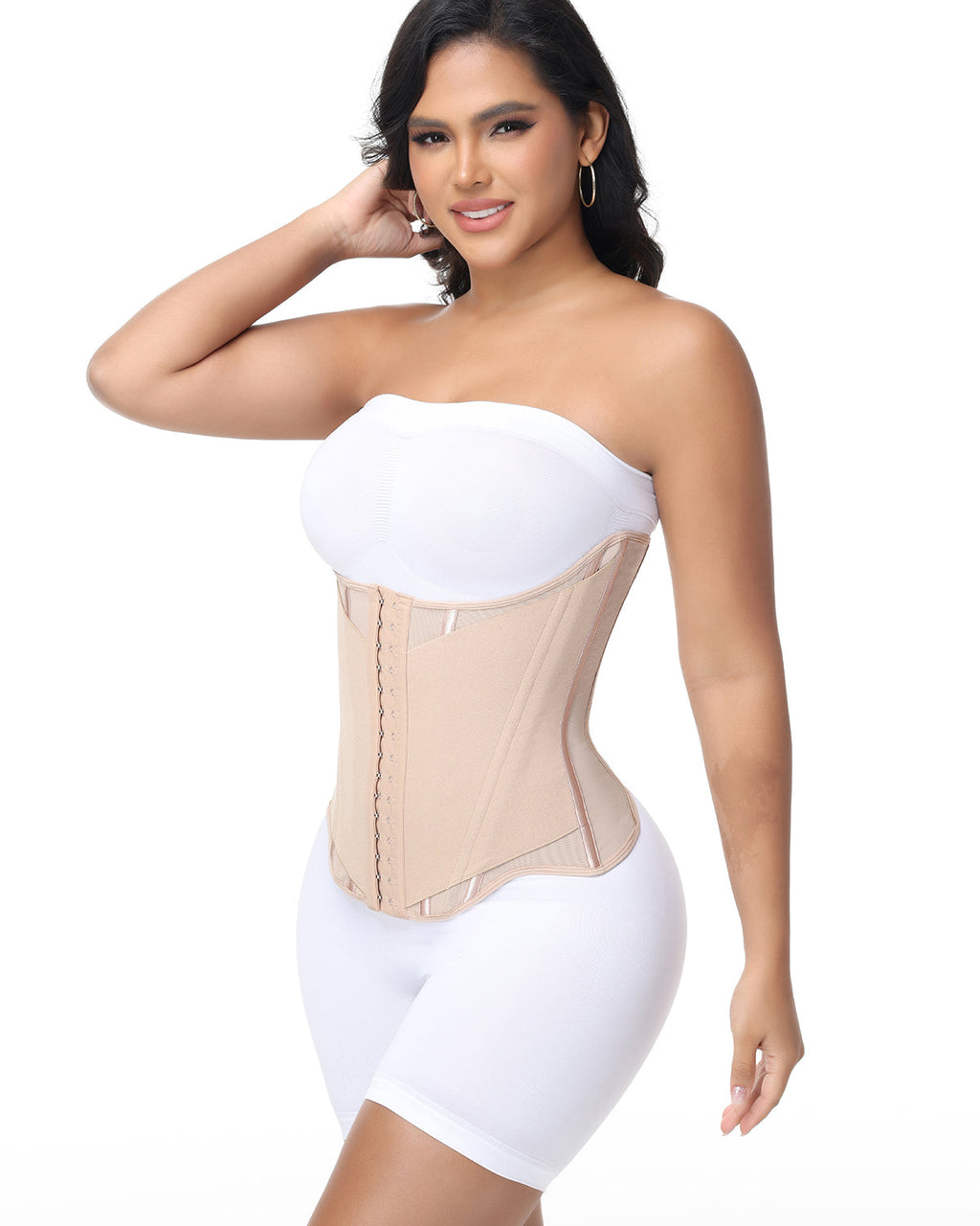 Shapshe® Fajas Colombianas con Ganchos Control de Abdomen Cinturilla Moldeadora