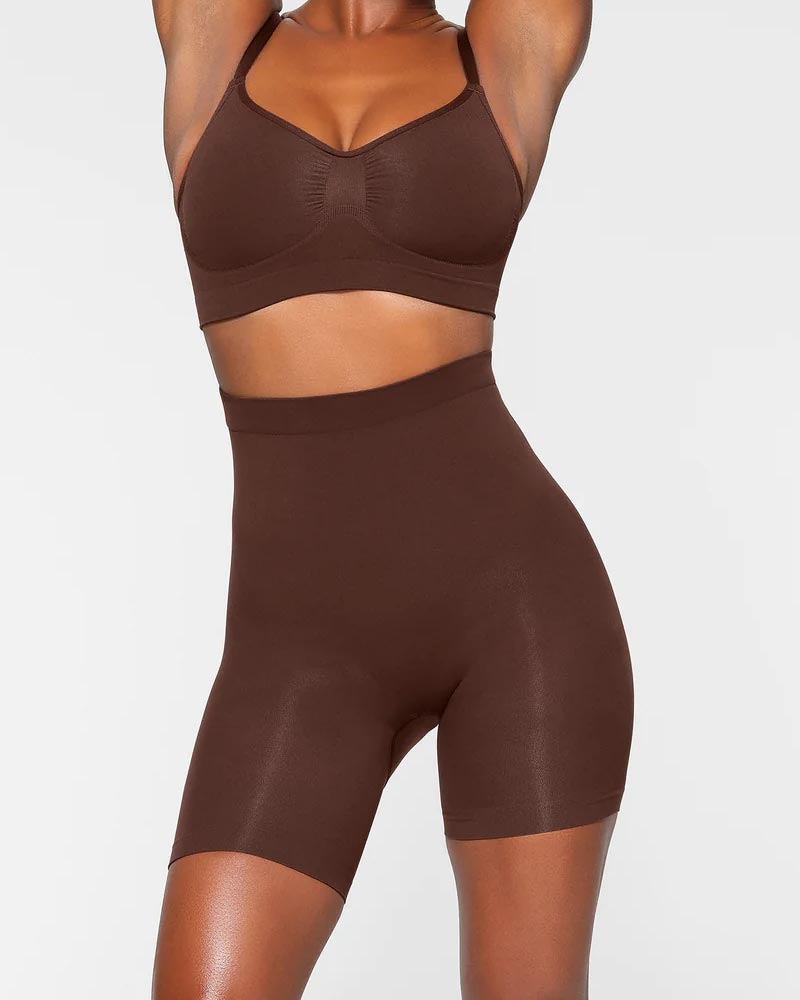 Shapshe® Shorts Moldeadores de Cintura Alta Sin Costuras para Abdomen Plano