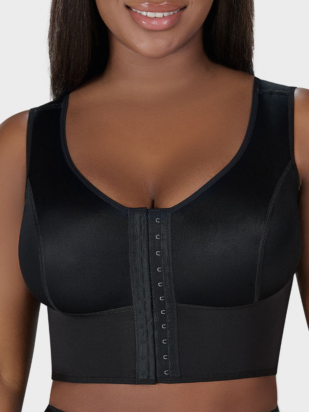 Shapshe® Front Closure Wireless High Support Longline Sports Bra