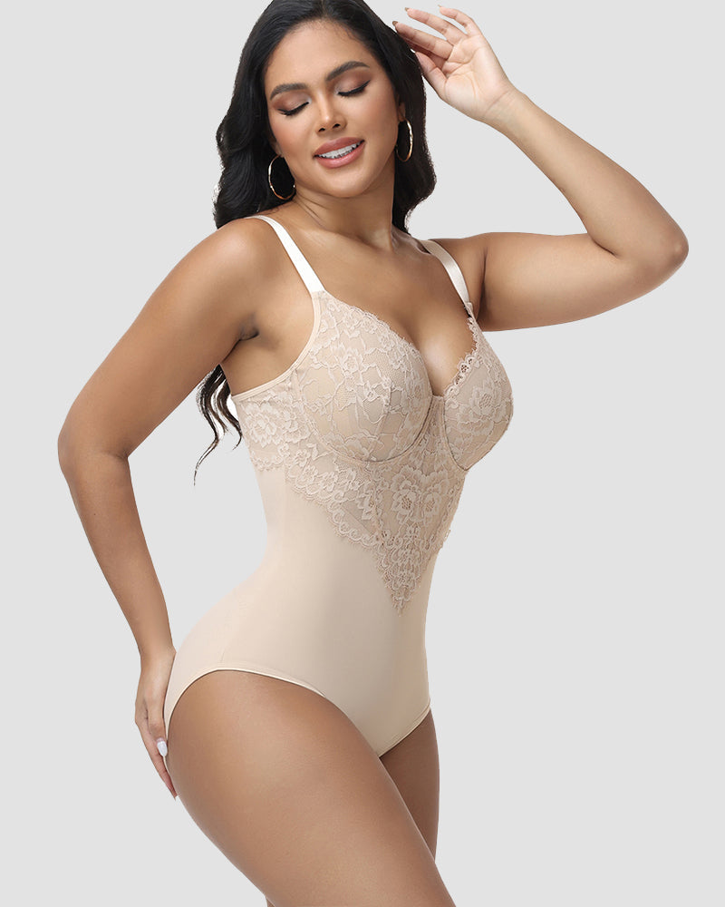 Shapshe® Body Moldeador Levanta Cadera de Encaje Floral Sexy