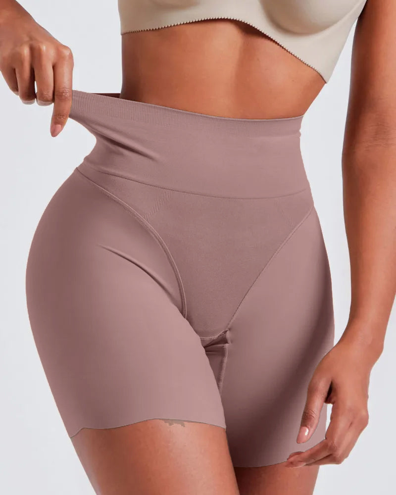 Shorts moldeadores sin costuras con control de abdomen y levantamiento de glúteos