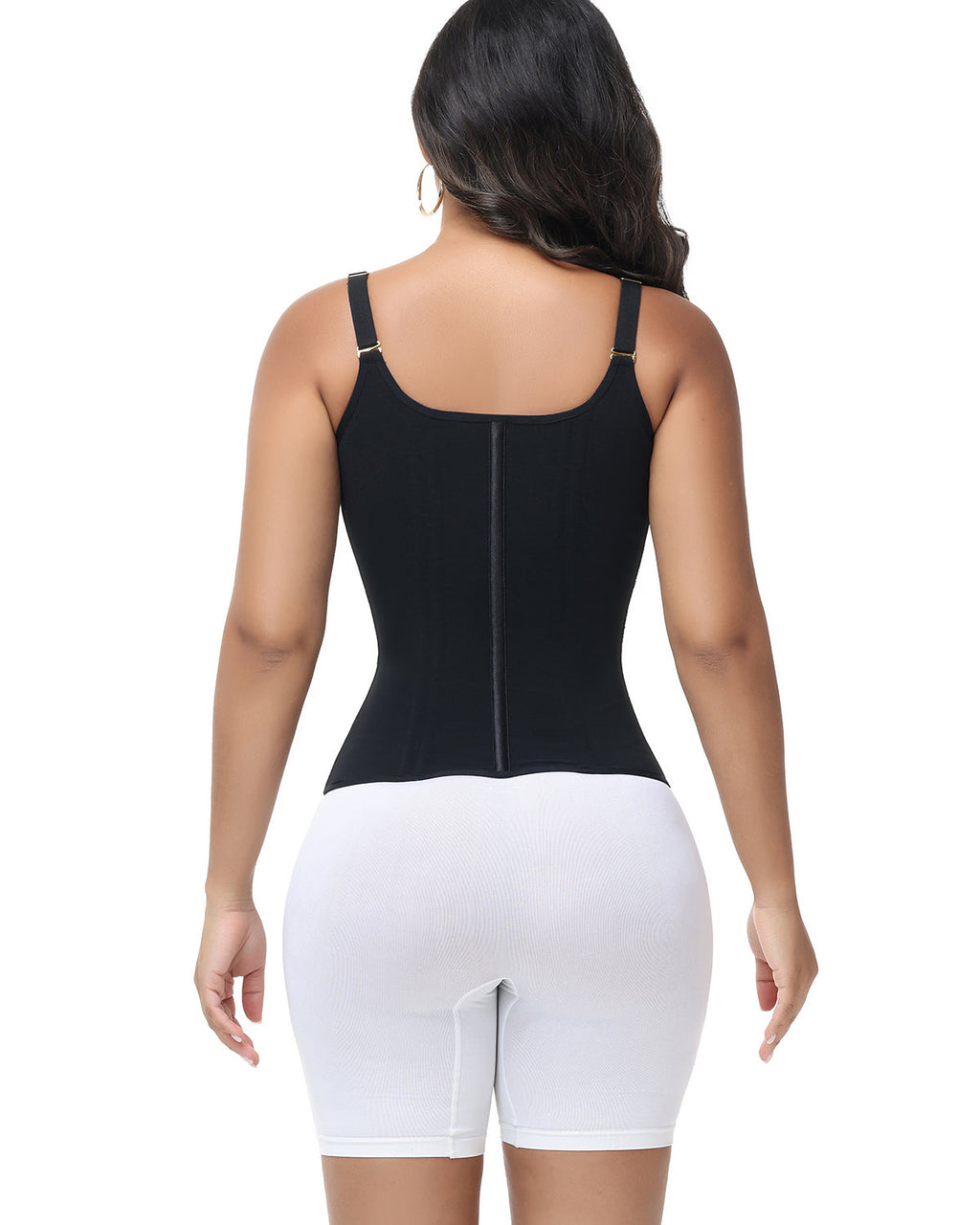 Shapshe® Fajas Colombianas Overbust Cierre Control de Abdomen Cinturilla Entrenadora de Cintura (Preventa)