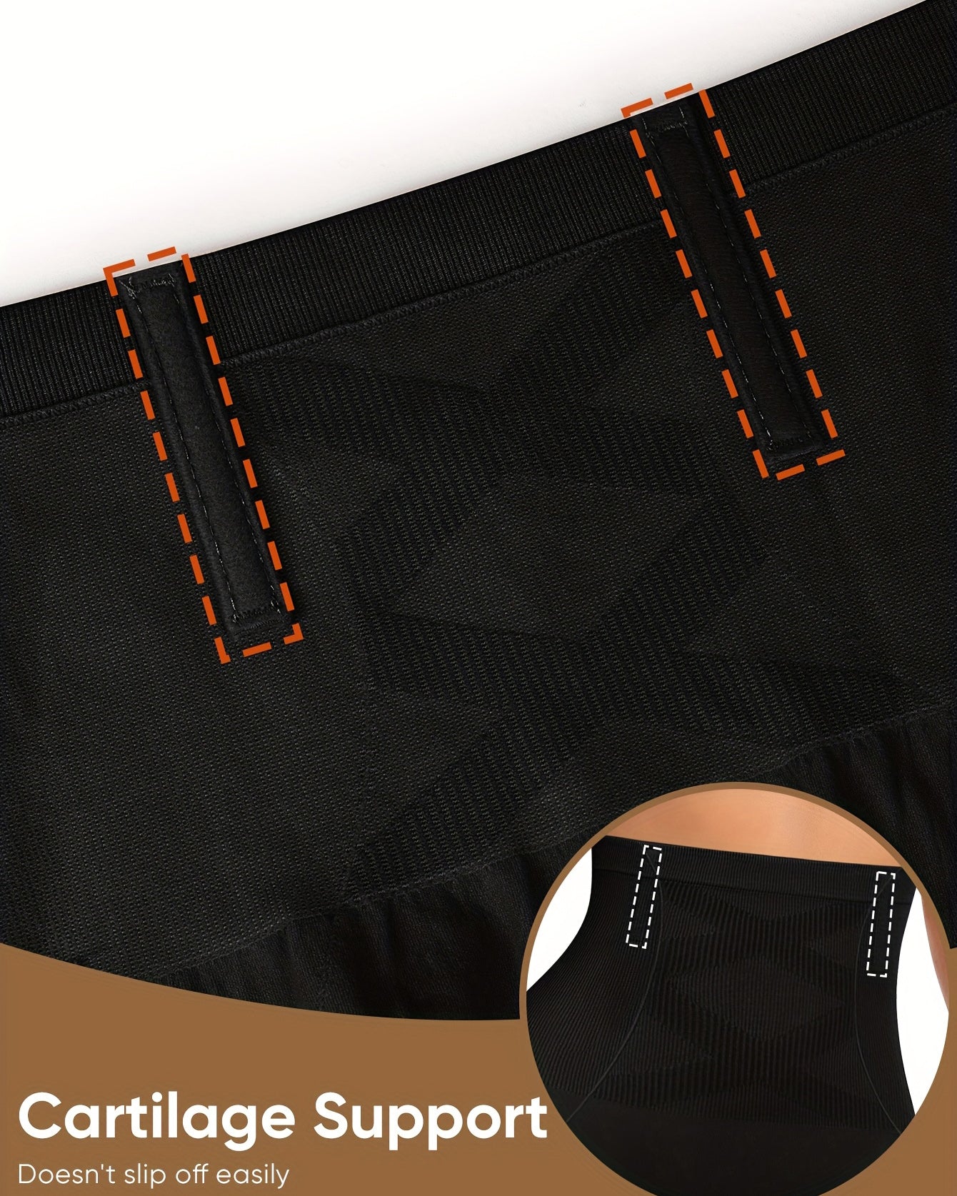 Ropa interior moldeadora de mujer con encaje, parche, control abdominal, tiro alto y levantacola