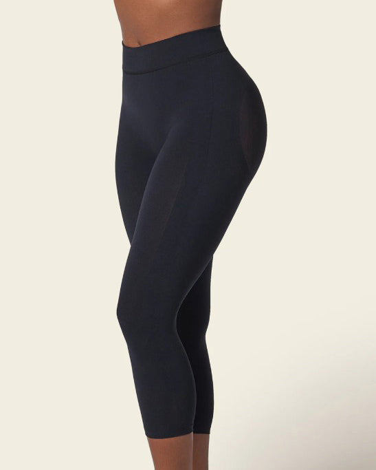 Pantalones moldeadores sin costuras de cintura alta con levantamiento de glúteos para mujer