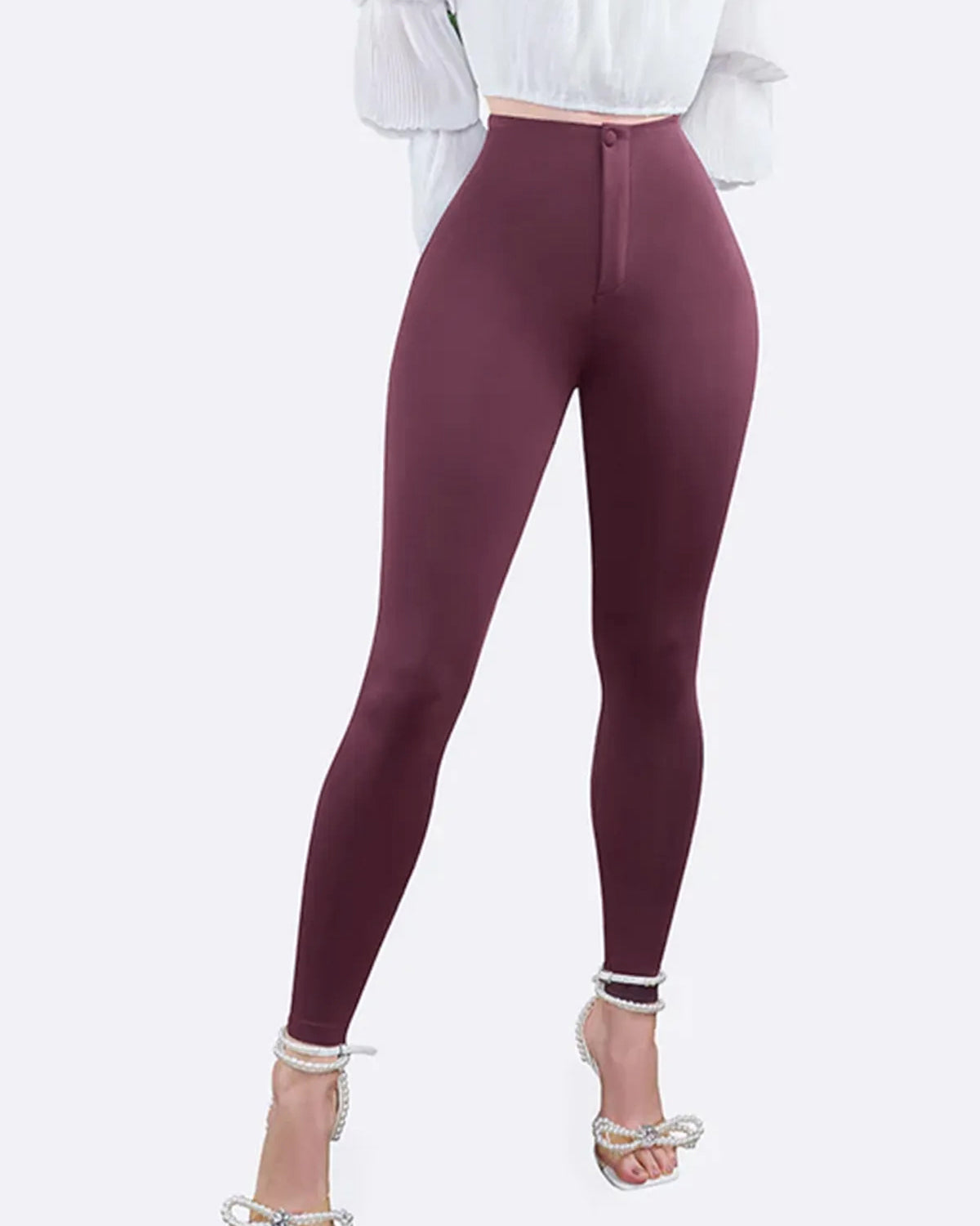 Leggings Moldeadores de Cintura Alta con Control de Abdomen, Levantamiento de Glúteos y Efecto Adelgazante