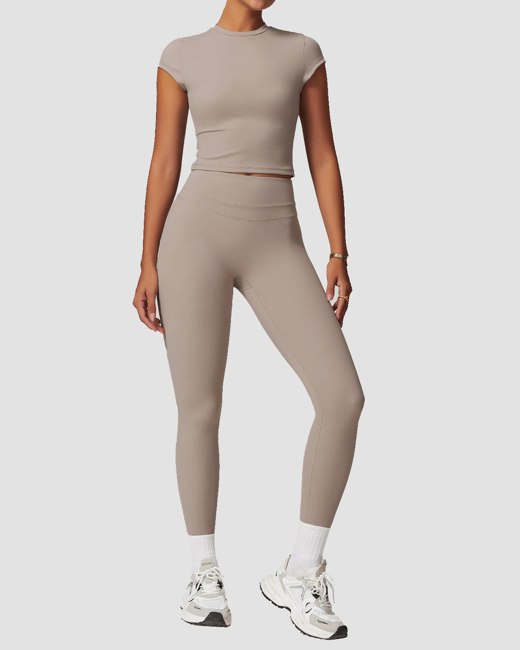 Conjunto de Yoga Ajustado para Fitness