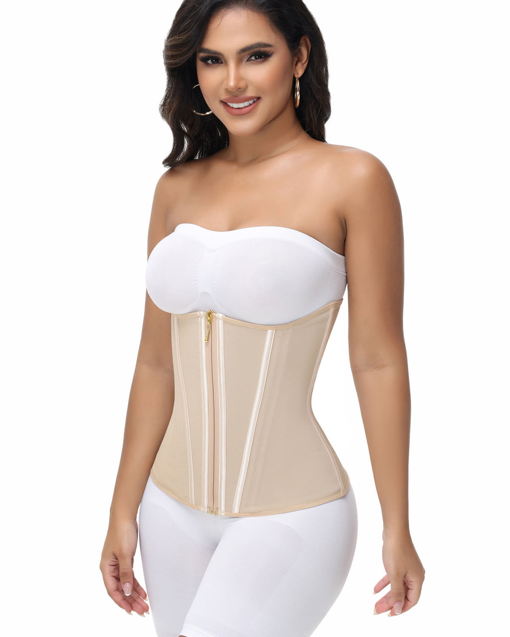 Shapshe® Fajas Colombianas Doble Compresión Moldeador de Cintura con Control de Abdomen