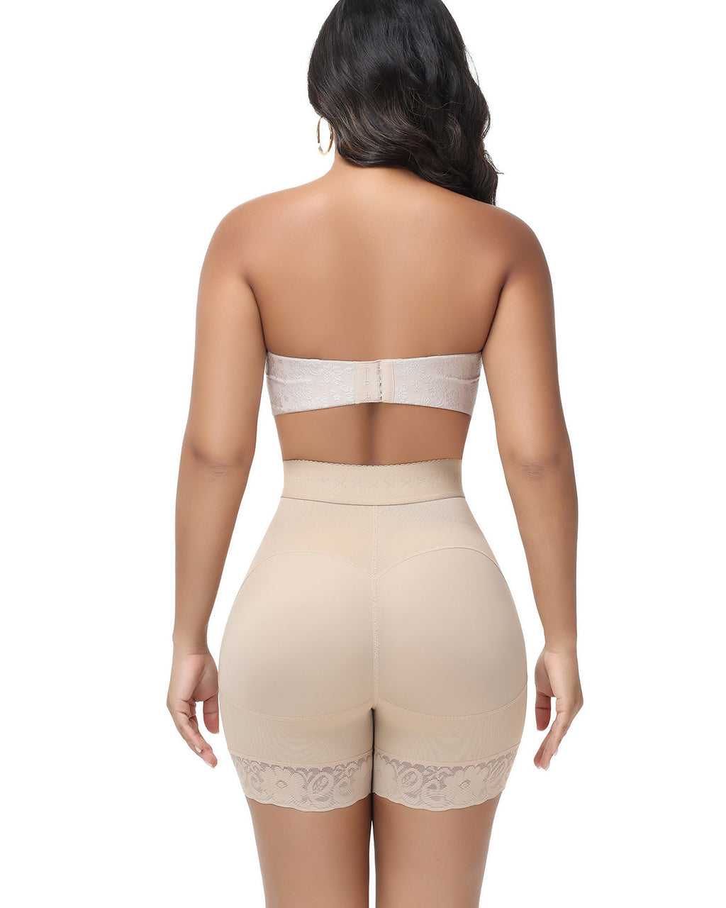 Shorts Moldeadores Levanta Glúteos de Cintura Alta con Encaje Shapshe® (Preventa)