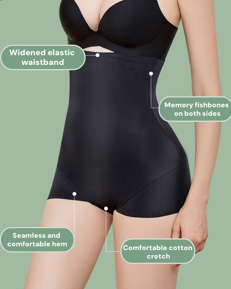 Panties moldeadores sin costuras de control abdominal, delgados, de talle alto y talla grande